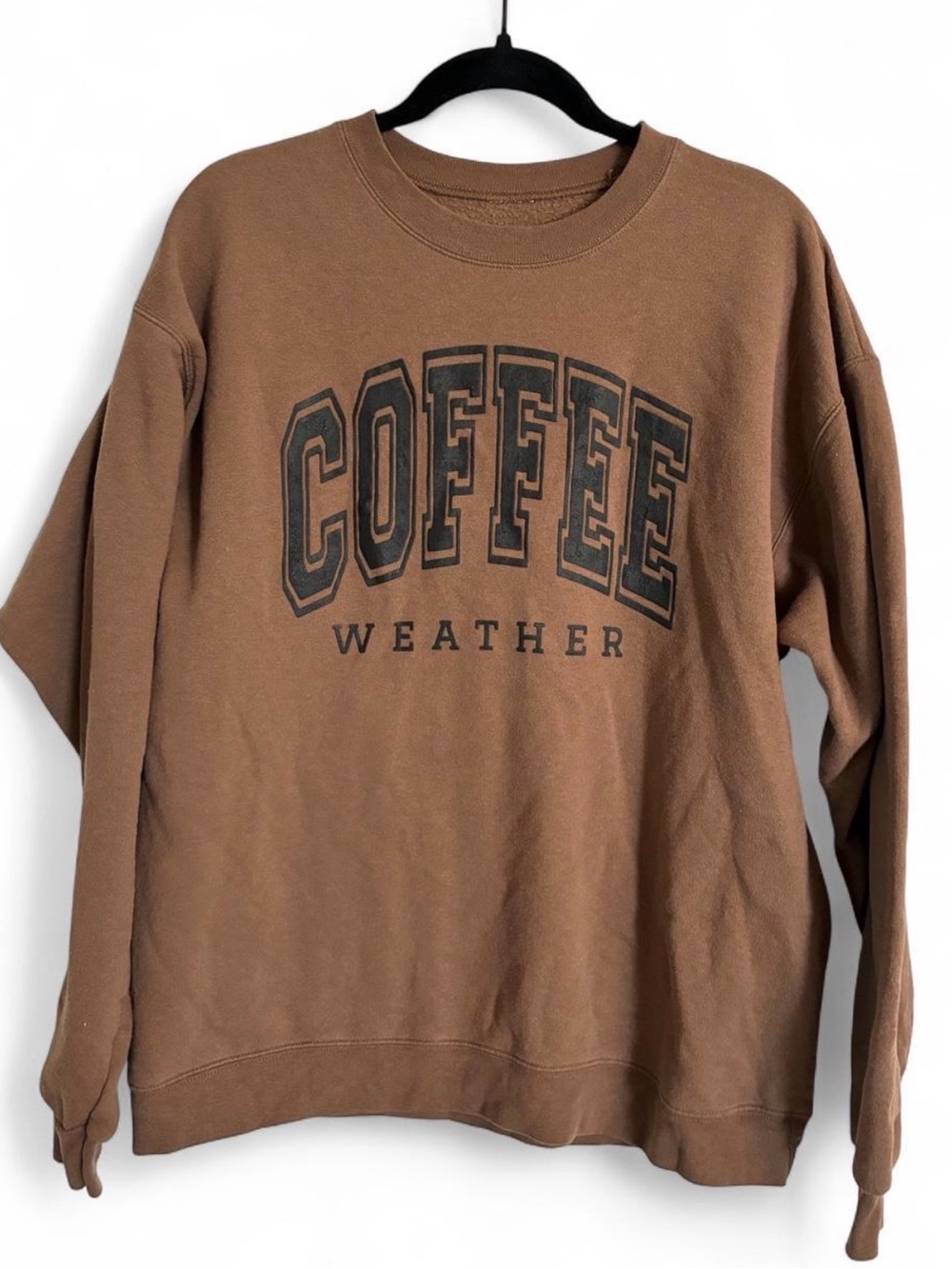 Brown Coffee Weather Crewneck